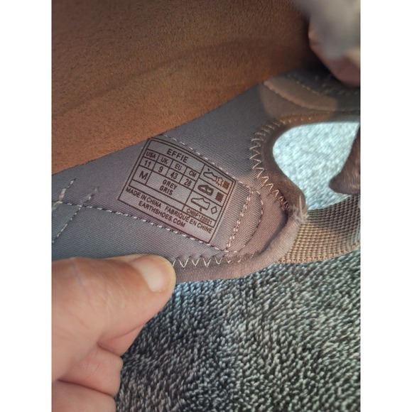 Earth Origins Effie Mary Jane Shoes Womens 11 Grey Adjustable ‎ Outdoor Comfort - Picture 7 of 13